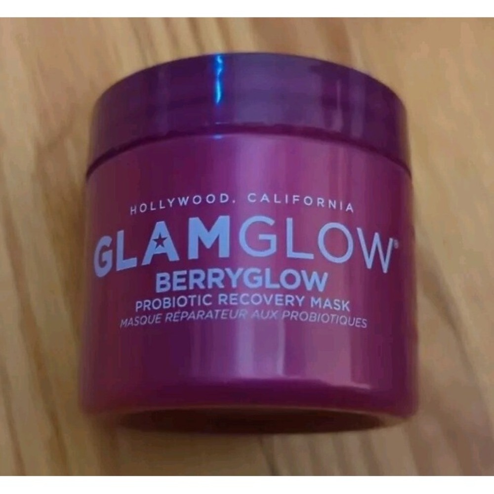 GLAMGLOW BERRYGLOW Probiotic Recovery Face Mask NEW 2.5oz / 75ml No Box MSRP$49‎